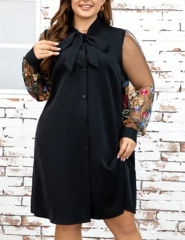 Rochie scurta SHEIN CURVE, negru Negru