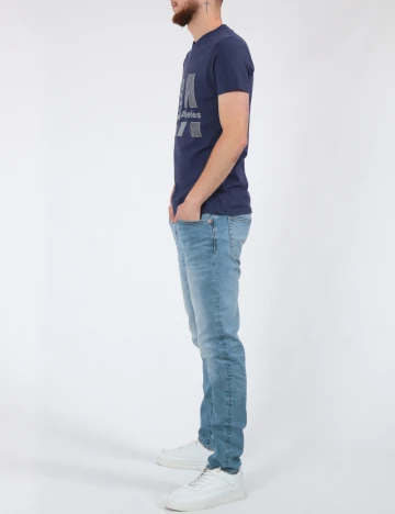 Tricou Milano Bulls, bleumarin