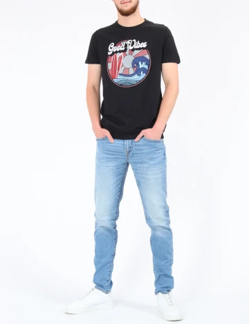 Tricou Milano Bulls, negru