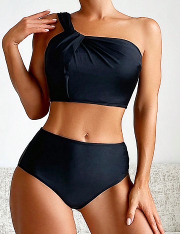 
						Costum de baie SHEIN, negru