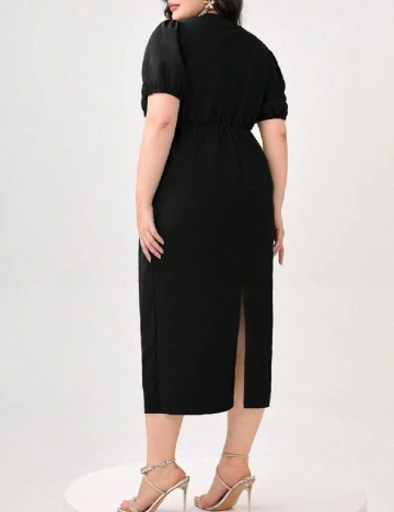 Rochie medie SHEIN CURVE, negru Negru