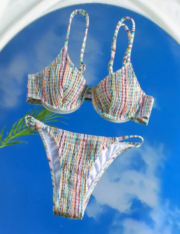 Costum de baie SHEIN, mix culori