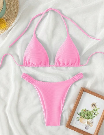 Costum de baie SHEIN, roz