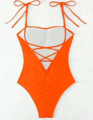 Costum de baie SHEIN, portocaliu