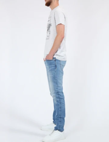 Tricou Milano Bulls, gri Gri