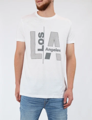 Tricou Milano Bulls, alb Alb