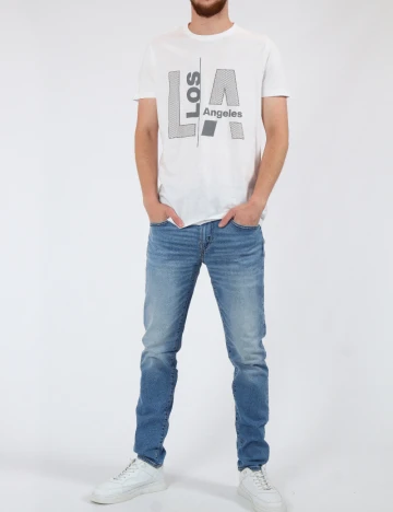 Tricou Milano Bulls, alb Alb