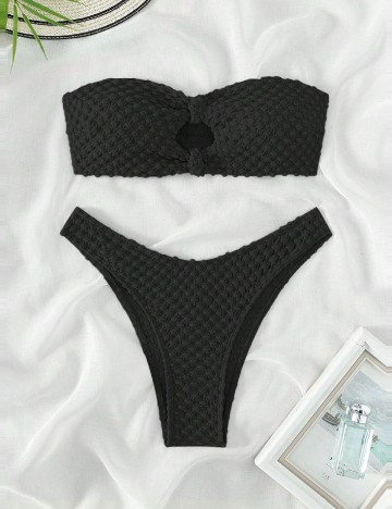 
						Costum de baie SHEIN, negru