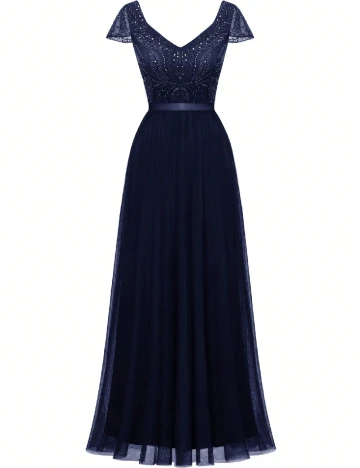 Rochie lunga SHEIN, bleumarin