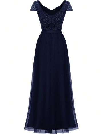 Rochie lunga SHEIN, bleumarin