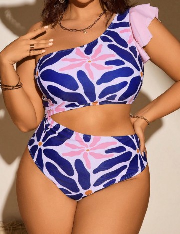 
						Costum de baie SHEIN CURVE, mix culori