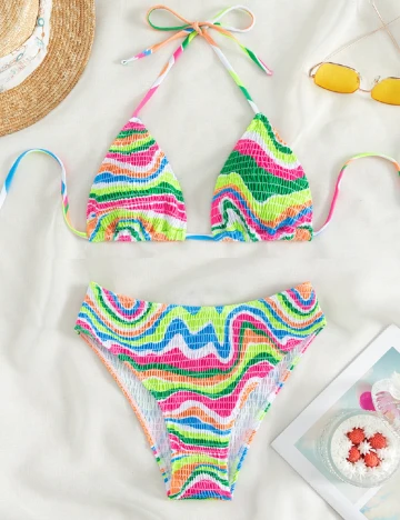 Costum de baie SHEIN, mix culori Mix culori