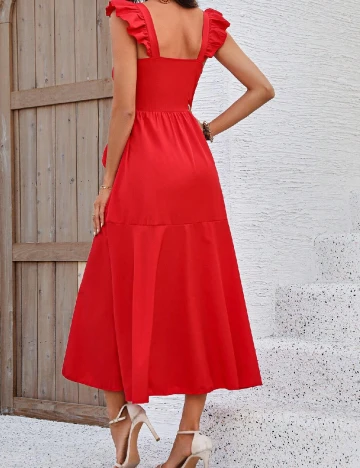Rochie medie SHEIN, rosu