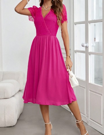 
						Rochie medie SHEIN, roz