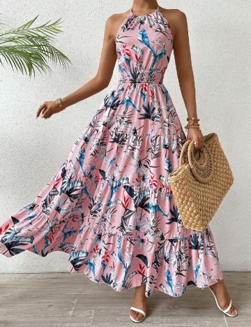 
						Rochie lunga SHEIN, roz