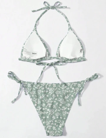 Costum de baie SHEIN, verde Verde