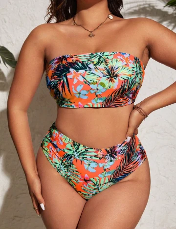 Costum de baie SHEIN CURVE, mix culori