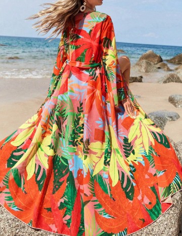 Rochie de plaja SHEIN, mix culori