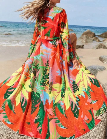 Rochie de plaja SHEIN, mix culori