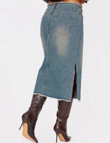 Fusta PRETTYLITTLETHING, albastru Albastru