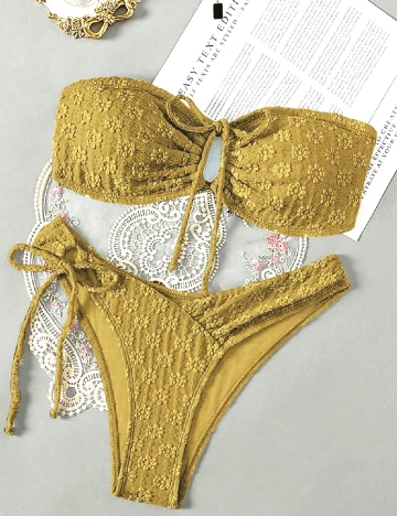 Costum de baie SHEIN, verde Verde