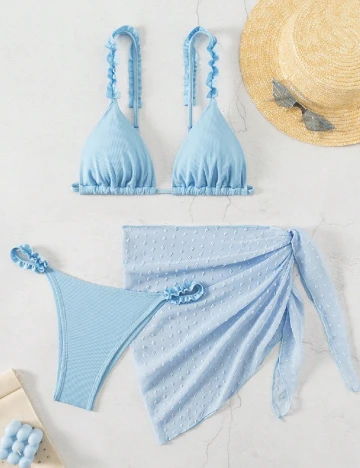 Costum de baie SHEIN, albastru