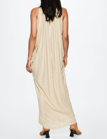 Rochie lunga Mango, crem Crem