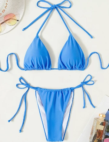 Costum de baie SHEIN, albastru