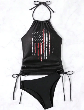 Costum de baie SHEIN, negru