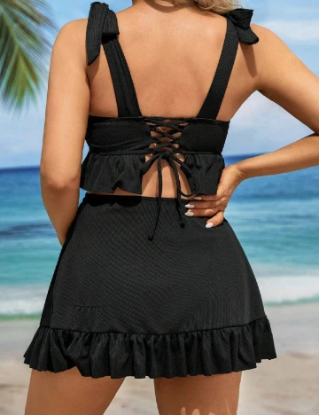 Costum de baie SHEIN Maternity, negru Negru