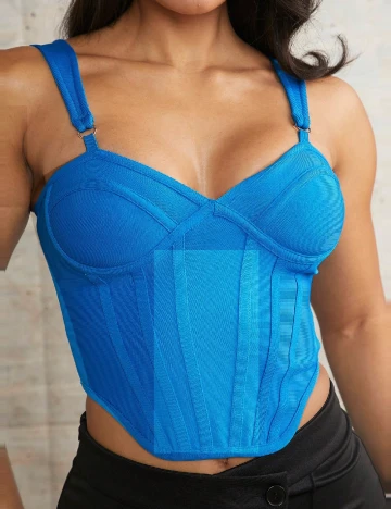 Top SHEIN, albastru Albastru