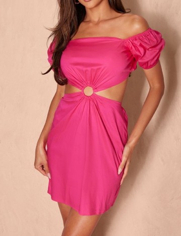 Rochie scurta PRETTYLITTLETHING, roz
