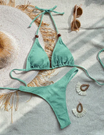 Costum de baie SHEIN, albastru