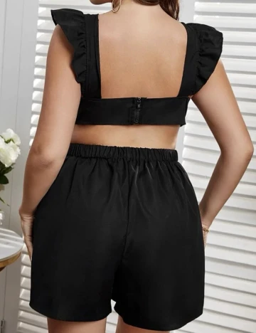 Salopeta SHEIN CURVE, negru Negru