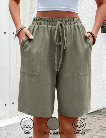 
						Pantaloni scurti SHEIN, verde
