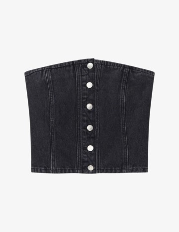 Top Pull&Bear, negru