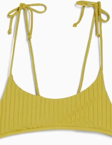 Sutien de baie Bershka, verde Verde
