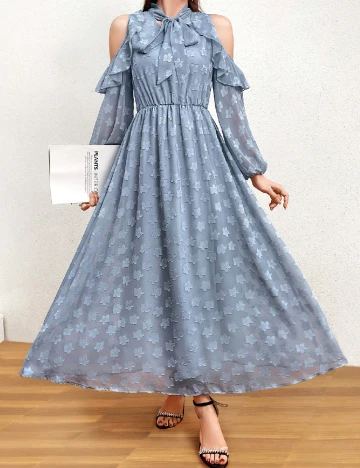 Rochie lunga SHEIN, albastru Albastru