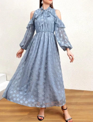 Rochie lunga SHEIN, albastru Albastru