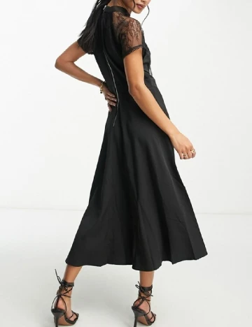 Rochie medie Liquorish, negru Negru