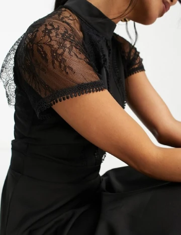 Rochie medie Liquorish, negru Negru
