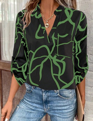 
						Bluza SHEIN, negru/verde