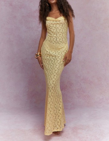 
						Rochie lunga SHEIN, galben