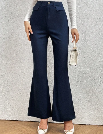 Pantaloni SHEIN, albastru Albastru