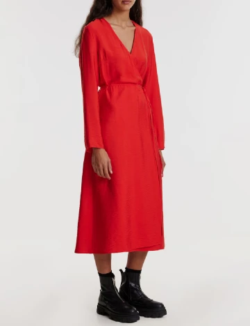 Rochie medie Edited, rosu