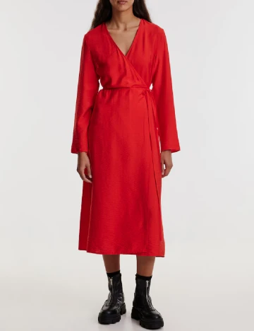 Rochie medie Edited, rosu