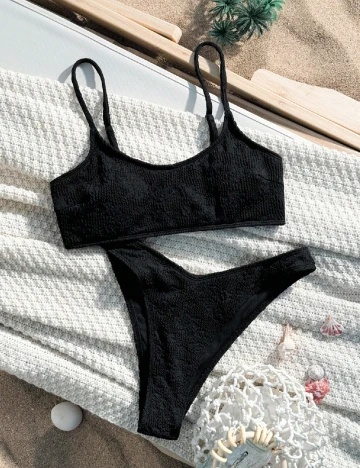 Costum de baie SHEIN, negru