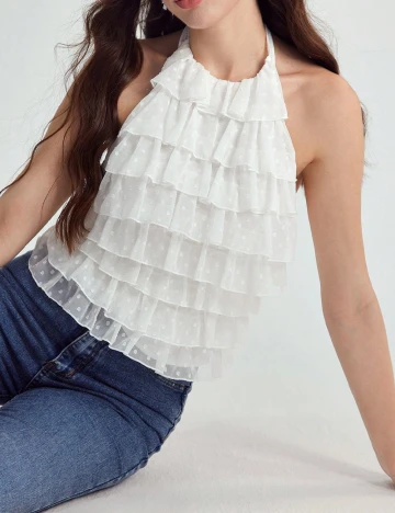 Top SHEIN, alb