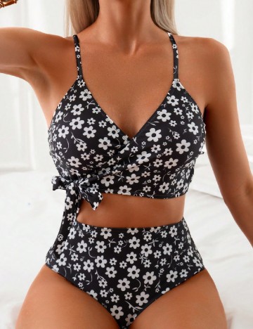 
						Costum de baie SHEIN, negru