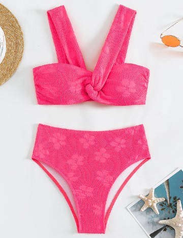 
						Costum de baie SHEIN, roz